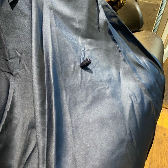 Custom jumpsuit with satin detachable skirt - Picture 7 of 9